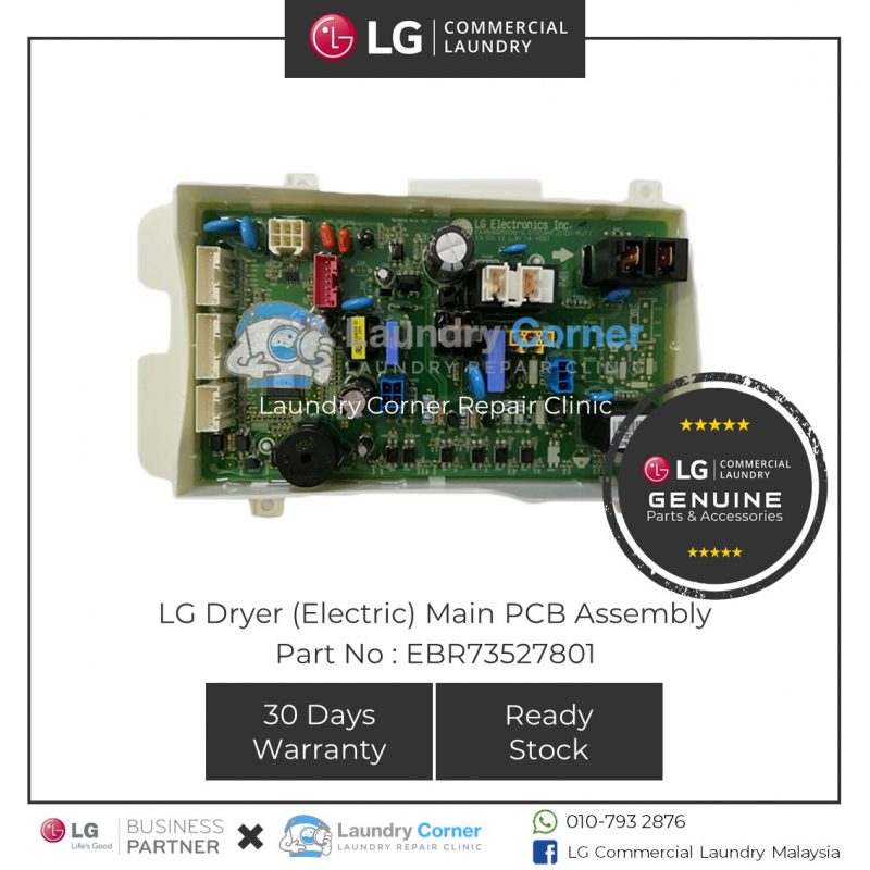 EBR73527801 LG Commercial Dryer (Electric) Main PCB Assembly